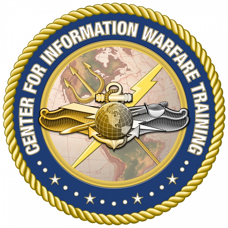 Logo for Center for Information Warfare Training. U.S. Navy graphic by Michele Diamond 