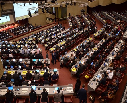 World Radiocommunication Conference 2015 Plenary Session. WRC-15 photo