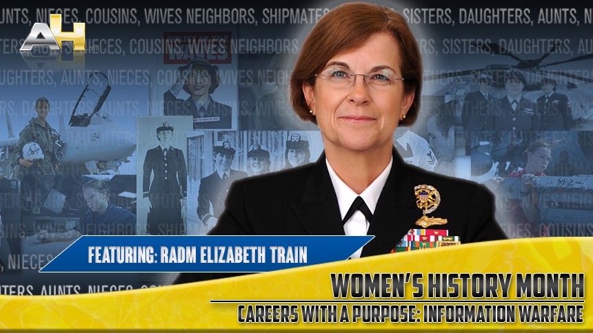 Rear Admiral Elizabeth Train. Image courtesy of All Hands Magazine.