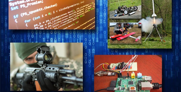 Collage of technologies. DARPA image