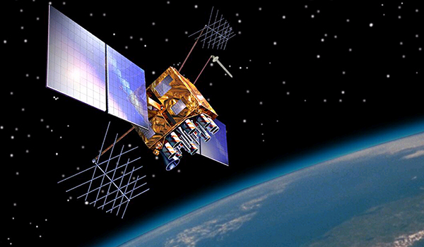 A GPS Block IIR satellite. Photo courtesy of gps.gov.