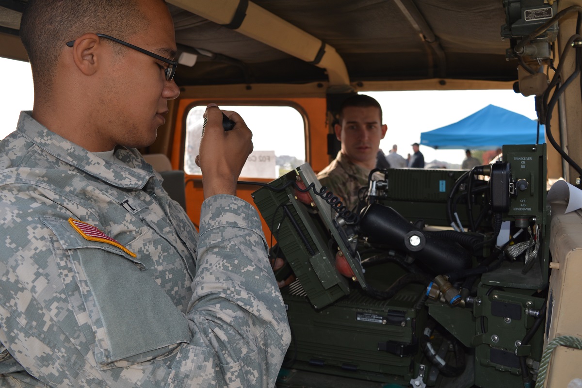 Soldiers from the 3rd Brigade Combat Team 82nd Airborne Division at Ft. Bragg, N.C. participated in a Customer Test to see how the Manpack Radio performs in various terrains, including urban, forest and clear areas. The Manpack Radio can be mounted in a vehicle or carried.  U.S. Army photo by Argie Sarantinos-Perrin, PEO C3T PM TR 