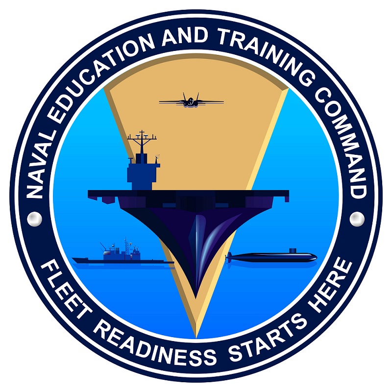 PENSACOLA, Fla.(Aug. 20, 2012) The new Naval Education and Training Command (NETC) Logo. NETC announced changes to its command logo and a new mission statement Aug. 20. The new logo removes the depiction of the 5-vector model and the new mission statement is 'Fleet readiness starts here.' Official U.S. Navy file photo