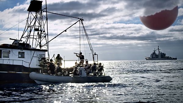 WASHINGTON (Jan. 22, 2015) This is a still frame from the Navy's latest recruiting commercial, Pin Map, which is scheduled to debut January 23 to TV and web audiences worldwide. Pin Map highlights the service's unique ability to operate around the world; on, above, and below the sea. It ends with the tagline "America's Navy" and is intended to build awareness of the full spectrum of unique roles of the Navy and its personnel. Photo courtesy of U.S. Navy.
