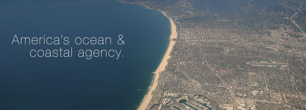 Image of Los Angeles coast that shows intense coastal development