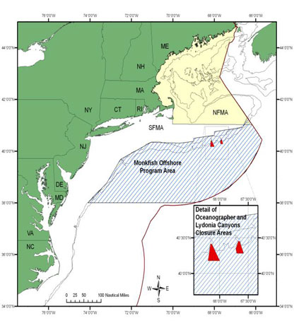 monkfish offshore program area