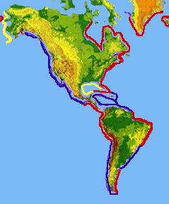 Map of tide types around world