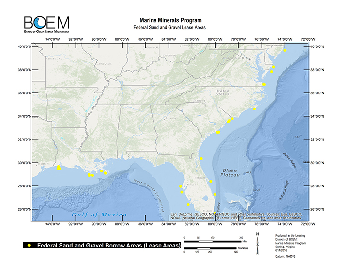 BOEM Lease Areas map