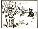 Teddy Bear Cartoon 1902