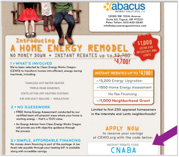 Abacus Energy Solutions, LLC flier