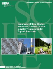 Cover of the Nanomaterial Case Studies Final Report 