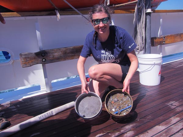Ocean samples collected on board the Mystic found plastic throughout the 3,000 mile journey.