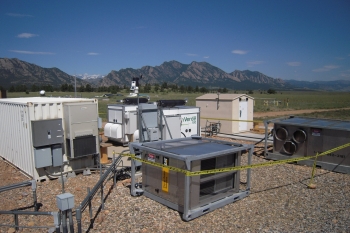 Microgrid equipment at the National Wind Technology Center in Colorado. | Photo courtesy of the National Renewable Energy Lab.
