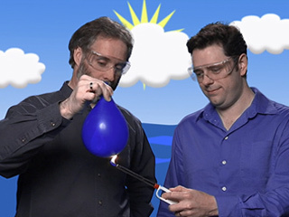 Oceanographer Josh Willis discusses the heat capacity of water, performs an experiment to demonstrate heat capacity using a water balloon and describes how water