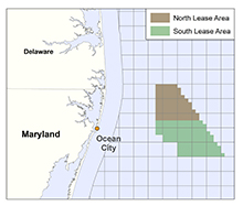 Maryland Proposed Lease Areas