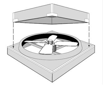 Insulated whole-house fan cover