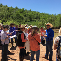A portion of the workshop was dedicated to riparian area management with John Sackett presenting.