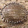 The winner of the range and pasture contest receives a beautiful beltbuckle.