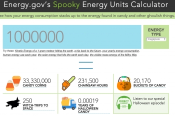 Energy.govâ€™s Spooky Energy Units Calculator