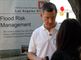 Steve Dwyer, chief, Navigation and Coastal Projects Branch, of the U.S. Army Corps of Engineers Los Angeles District speaks to job seekers at the USC Viterbi School of Engineering Job Fair February 2012.