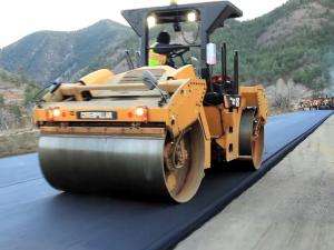 Rebuilding a road in Colorado