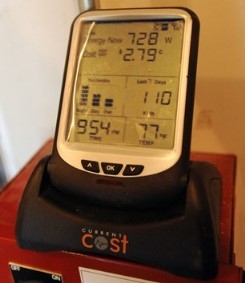 Photo of an energy monitoring system. Photo courtesy of Thomas Kelsey/U.S. Department of Energy Solar Decathlon