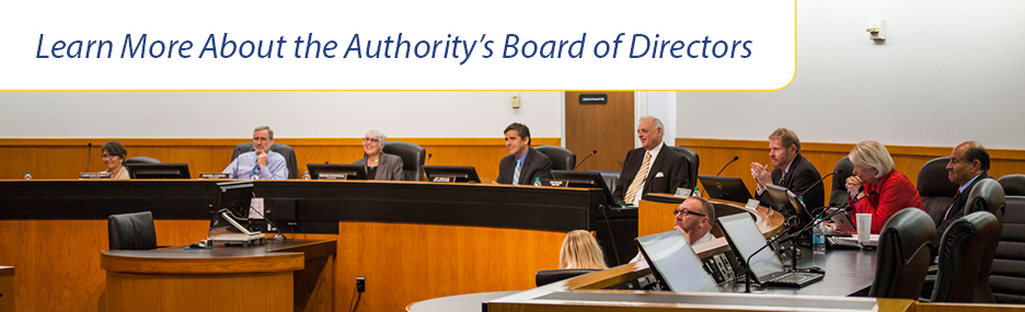 About the Authority's Board of Directors Banner