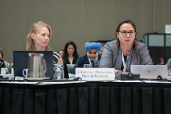 EPPR Chair (right) and Executive Secretary (left)