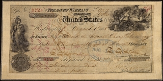 Check from the Alaska Purchase