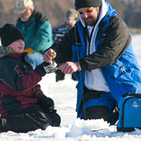 ice fishing