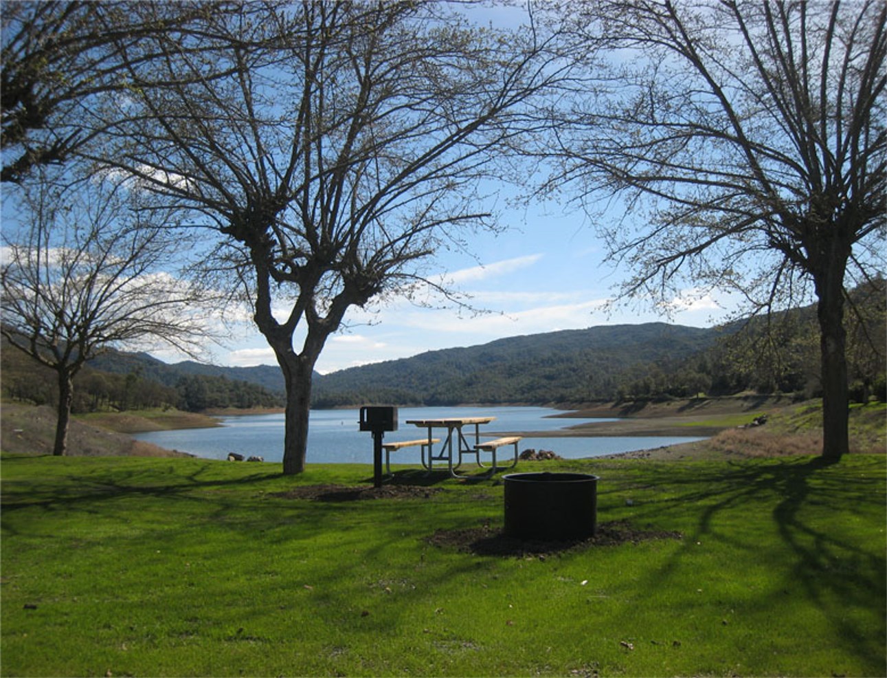 non-interactive image of Lake Berryessa