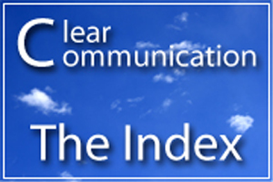 CDC Clear Communication Index