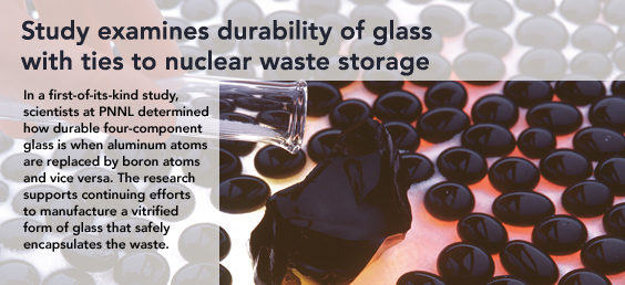 Study examines durability of glass with ties to nuclear waste storage