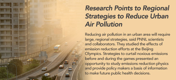 Research points to regional strategies to reduce urban air pollution