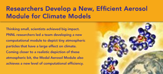 Researchers Develop a New, Efficient Aerosol Module for Climate Models