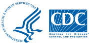 HHS and CDC logos