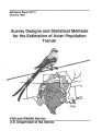Survey designs and statistical methods for the estimation of avian population trends