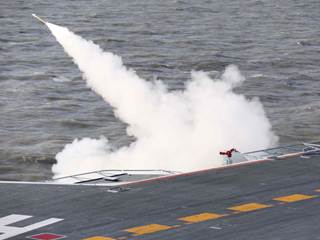 China Holds First Live-Fire Drills With Its Aircraft Carrier