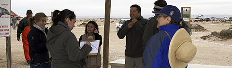 NAWCA Mexico project partners at San Ignacio Lagoon, on the Pacific side of Baja California Sur. Cyndi Perry/USFWS