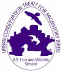 Urban Conservation Treaty for Migratory Birds logo. Credit: USFWS