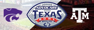 Texas Bowl and Texas A&M logos