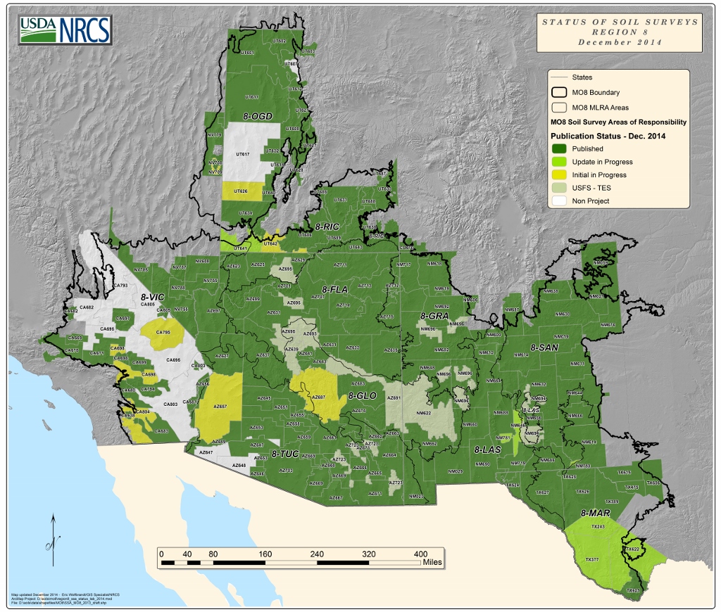 Region 8 Soil Survey Status