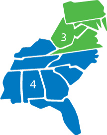 Environmental Sustainability in EPA Regions 3 and 4