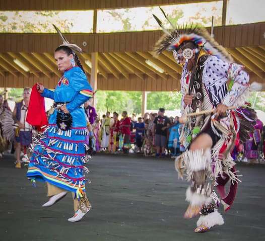 Forest County Potawatomi dancers
