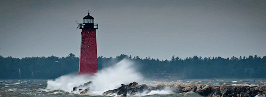 Torch Lake lighthouse