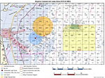 Map of the Virginia Commercial Lease Area with Nautical Chart