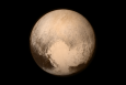 This image of Pluto, taken by New Horizons after a 9 1/2-year journey, is our highest-resolution photo of the dwarf planet since its discovery by Clyde Tombaugh in 1930. | Photo courtesy of NASA. 