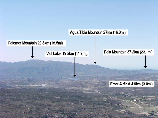 landmarks superimposed on pristine image