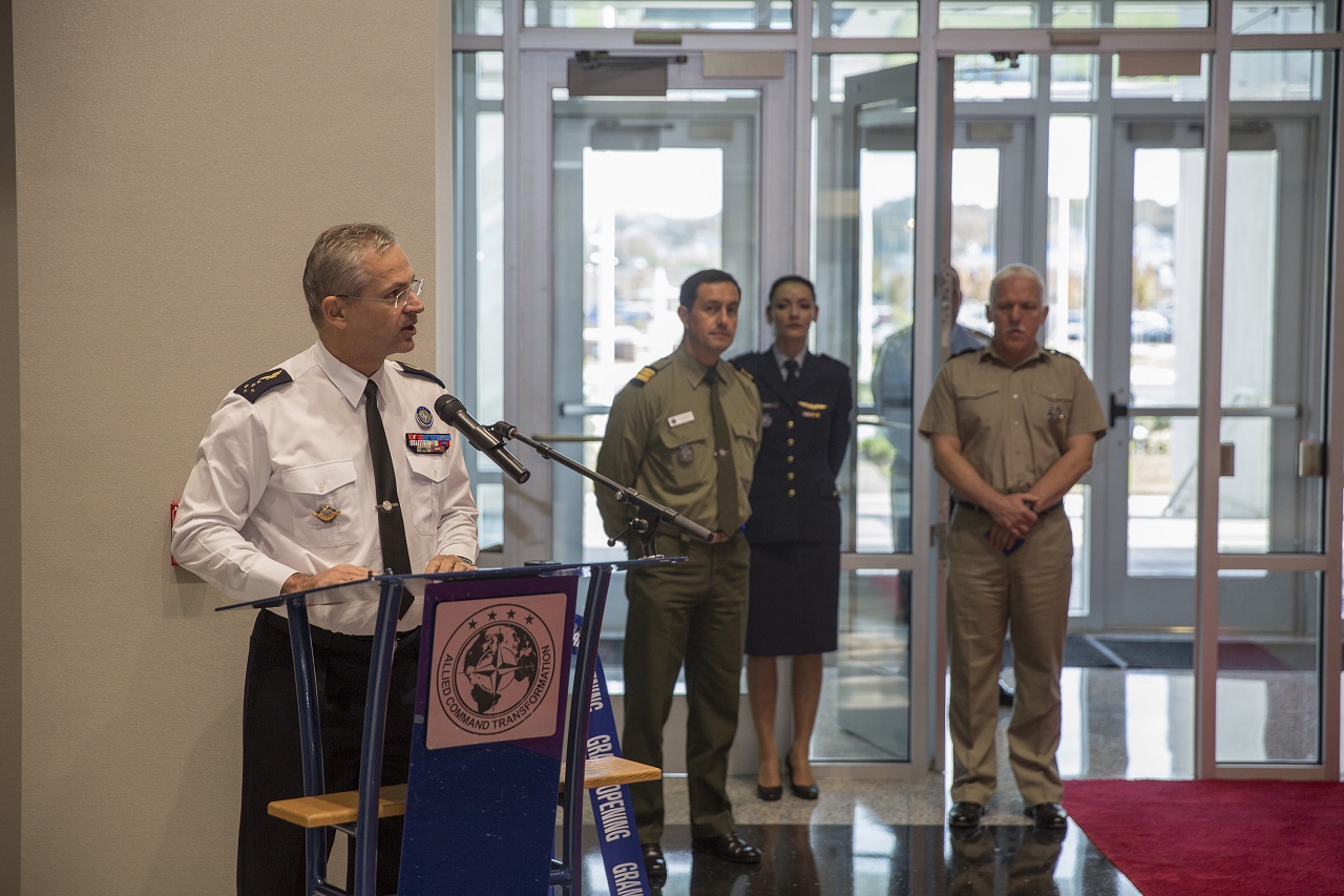 Supreme Allied Commander Transformation, French Air Force General Denis Mercier.