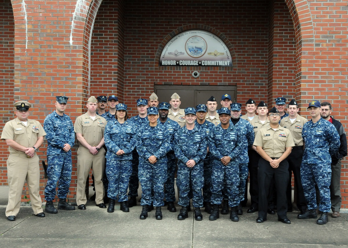 Representatives from Fleet Forces Command, Fleet Cyber Command, Information Dominance Forces, Deputy Chief of Naval Operations for Information Dominance (OPNAV N2/N6), Naval Surface Forces, Naval Air Forces, various Navy information operations commands and other commands where cryptologic technician (maintenance), CTMs, are stationed, along with the CTM enlisted community manager and detailer from Navy Personnel Command, participated in a three-day review of training for the CTM rating together with Center for Information Dominance (CID) staff and CID Unit Corry Station instructors. Photo by Carla M. McCarthy